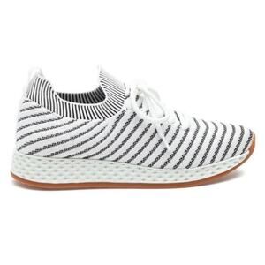 NWT/B J/Slides OPY Urban Sport Sneaker White-Black Women's 6M